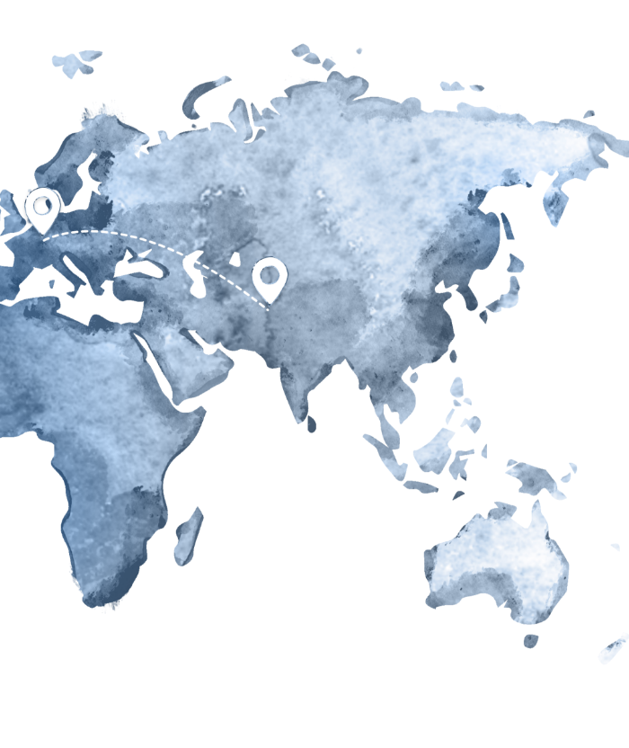 Illustrierte Karte Kabul und Lindhorst